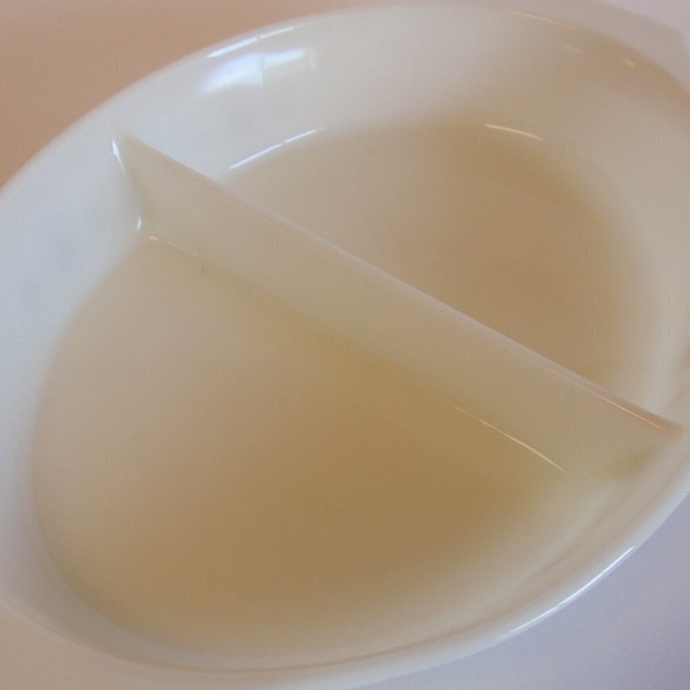 Vintage Pyrex Town and country divided Casserole​​​​​​​​​​​​​ - Picture 5 of 10